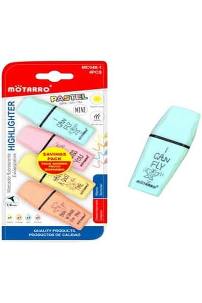 MOTARRO Highlighters – Soft Color Highlighter Pens, Smooth Writing & Smudge-free, Ideal For Study