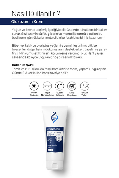Herbamina Glukozamin Masaj Kremi 100 ml