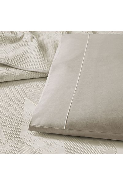 Taç Taç Jacquard Flava Μονό Σετ Πικέ Γκρι