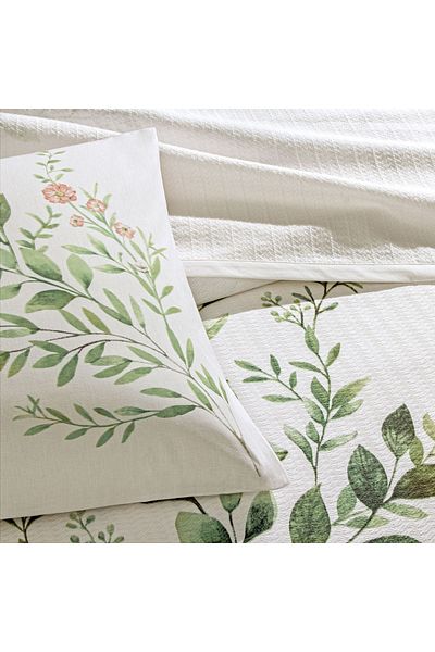 Taç Green Bloomy İncijöy Taki Two Person Crown Printed