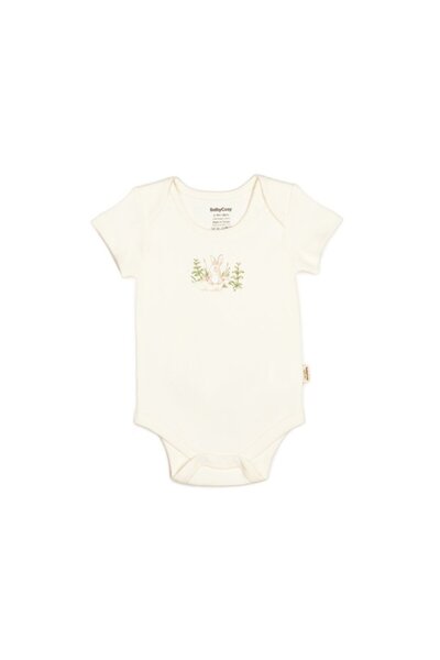 BabyCosy Organic Wear Set of 3 Rabbit bodysuits, BabyCosy, 100% cotton Size: 6-9 months
