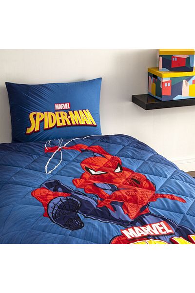 Taç طقم لحاف قطني فردي كلاسيكي مرخص من Taç Spiderman