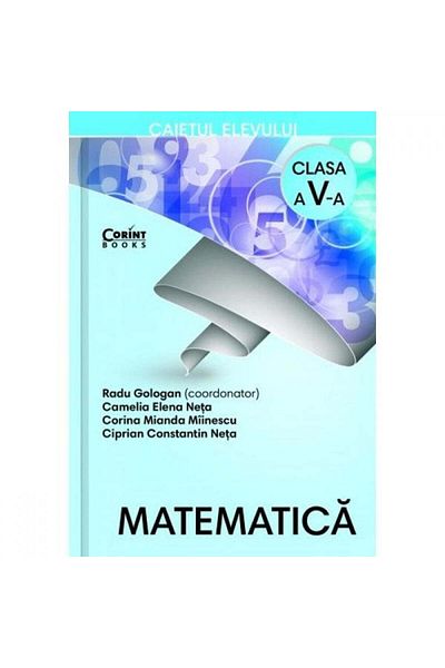 Corint Caiet elev clasa V-A. Matematică