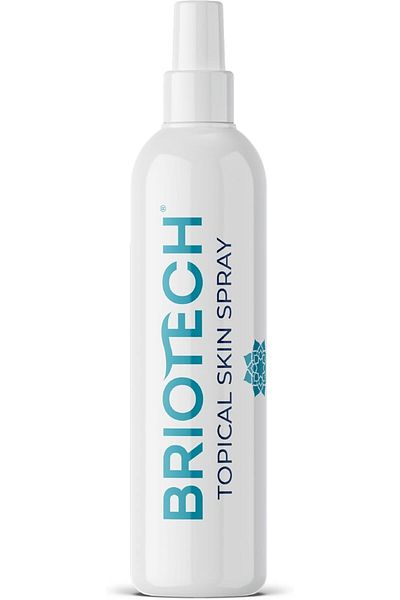 BRIO BRIOTECH Topical Skin Spray, Hypochlorous Acid Spray for Body & Face, Eyelid Cleanser, HOCl, 4oz