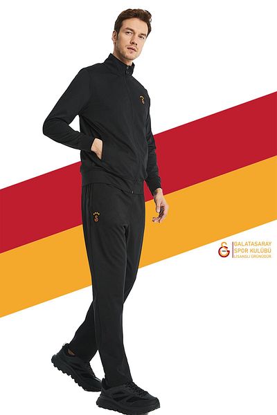 Galatasaray Set de trening negru cu licență originală