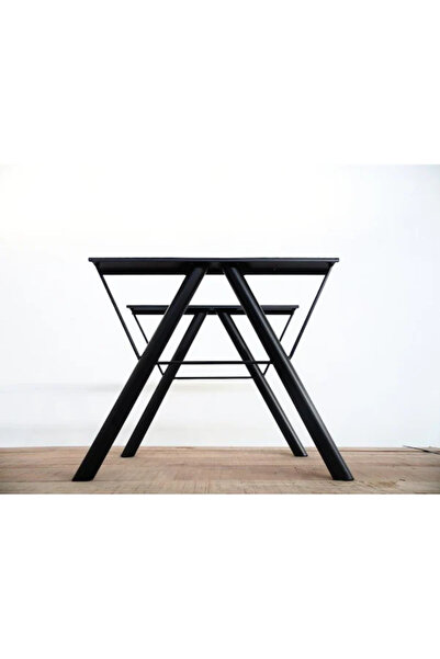 Abronya Yuvarlak Borudan Yapılmış Metal Güçlü, Sağlam Masa Ayağı