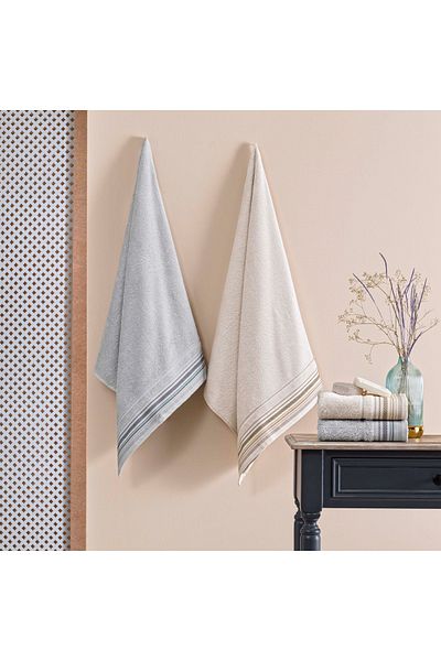 Taç Σετ μπάνιου Natural Dreams Cotton Μπεζ-γκρι