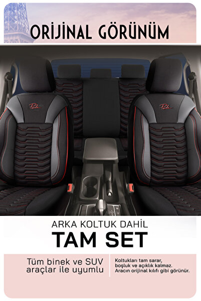 Panda Kılıf PANDA PARİS SERİSİ PİKE KUMAŞ OTO KOLTUK KILIFI - TAM SET