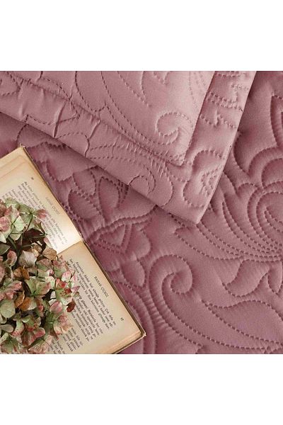 Taç Gala Single Bedspread Set Pink