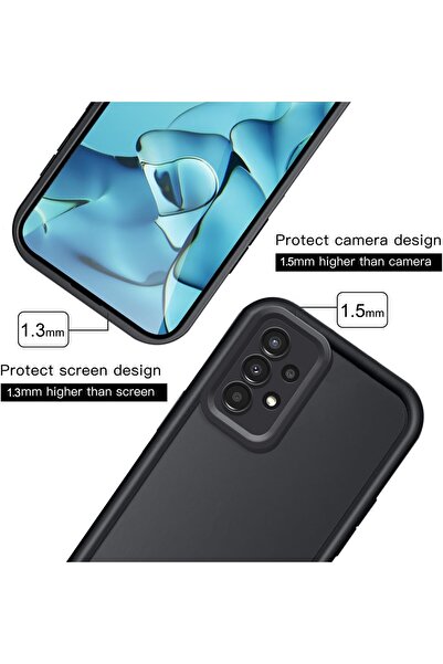 Fibaks Samsung Galaxy A32 Compatible Case Camera Protected Soft Textured Shock Absorbing Burgundy Silicone Cover