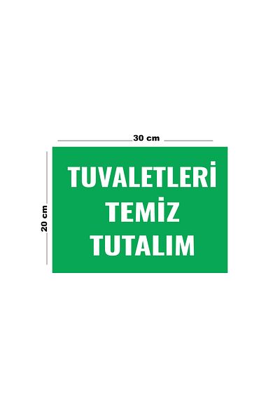 Lucena Keep Metal Toilets Clean 20cm X 30cm A4 Size Warning Sign Directional Sign