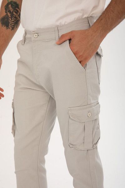comstar Ανδρικό παντελόνι Jogger ζωσμένο στη μέση με ελαστικά πόδια