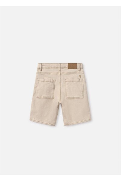 MAYORAL Boy's Twill Shorts Cream 6206