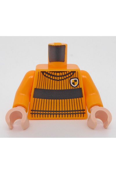 LEGO Harry Potter Hogwarts Hufflepuff Quidditch Sweater and Moc Minifigure Torso
