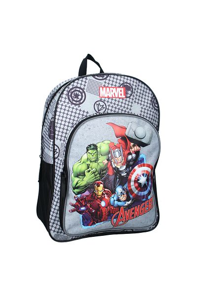 AVENGERS Rucsac multicolor cu doua compartimente, 43x32x16 cm, Safety Shield, Avengers