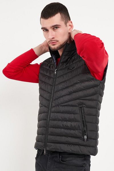 Lee Cooper Men's vest with pockets and logo