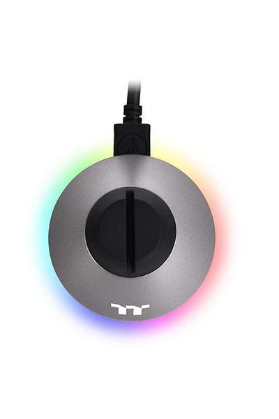 THERMALTAKE Suport cablu mouse Thermaltake Premium Argent MB1, iluminare RGB (Argintiu)