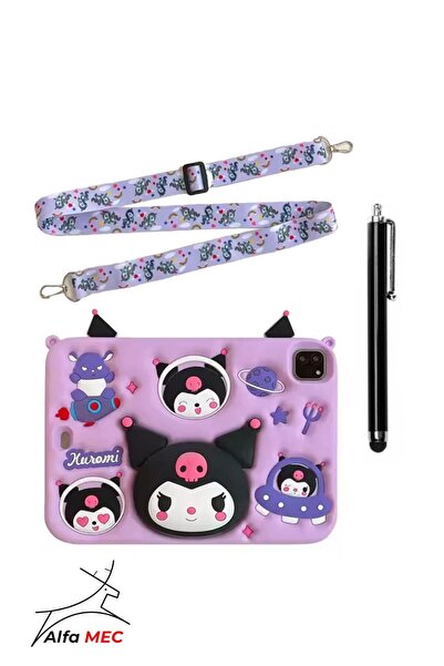 Alfa MEC Ipad Pro 11 2020 2021 2022 2/3/4. Nesil Uyumlu Askılı Kuromi Standlı...