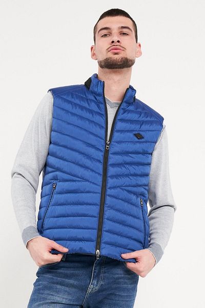 Lee Cooper Men's vest with pockets and logo