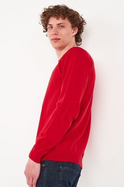 Timeout Men's solid-color sweater with logo