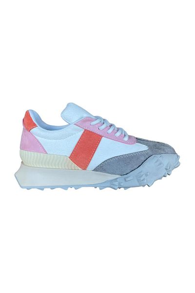 Liger Spark Lace Detailní Speciální design Protiskluzová podešev Dámská sportovní obuv BÍLÁ - PUDR