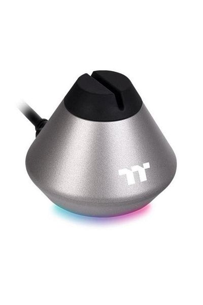 THERMALTAKE Suport cablu mouse Thermaltake Premium Argent MB1, iluminare RGB (Argintiu)