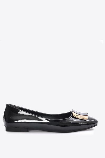Vizon Ayakkabı Women's Black Ballerina Vzn25Y-015 Model Shoes