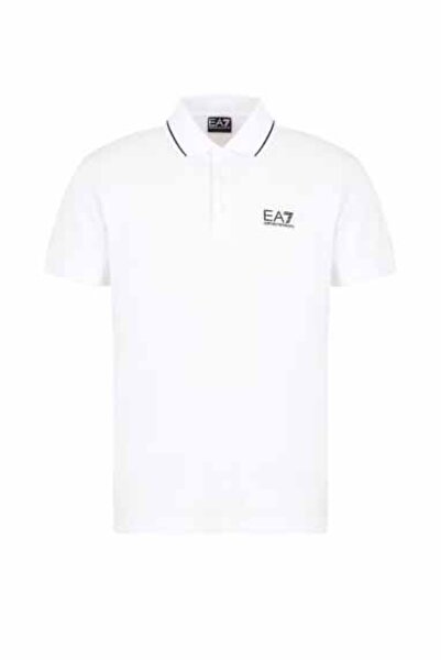 EA7 Men's Ea7 Polo Neck T-Shirt - White