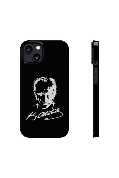 izzytech iPhone 15 PRO Launch Kemal Atatürk Signature مطبوعة مضادة للخدش من ج...