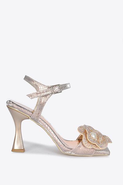 Vizon Ayakkabı Women's Rose Classic Heeled Shoes Vzn25Y-027