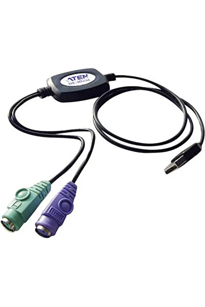 Aten Adaptor cu cablu Aten, PS/2 la USB , 0.9 m