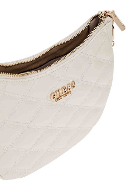 Guess Geantă de umăr Tamsin Top pentru femei - albă