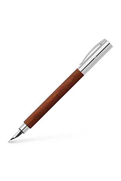 Faber Castell Fountain Pen Ambition Pearwood Brown M Faber-Castell