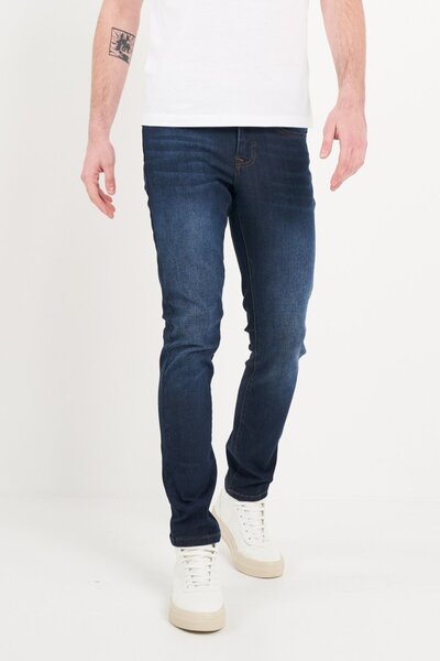 Kenvelo Blugi barbat slim cu aspect decolorat