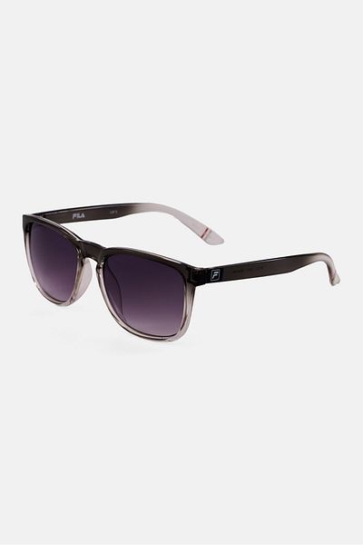 FILA Men SFI172 Rectangular Sunglasses, Grey