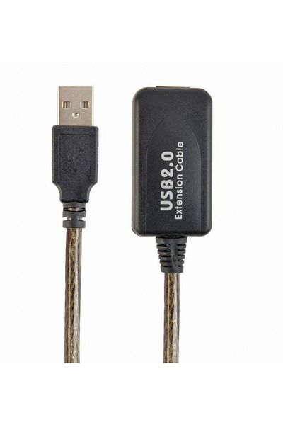 Gembird Cablu prelungitor activ GEMBIRD UAE-01-5M ,USB 2.0, 5m (Negru)