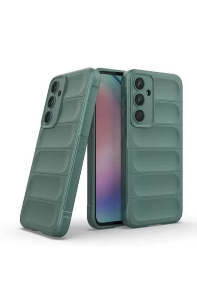 Lopard جراب Samsung Galaxy A55 مصنوع من مادة TPU المرنة بتصميم سطح خلفي مجوف من السيليكون العرقي