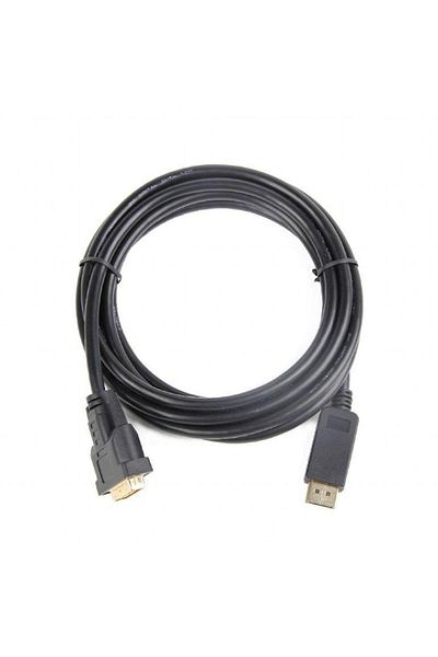 Gembird Cablu GEMBIRD CC-DPM-DVIM-6, DisplayPort - DVI-D DL, 1.8m, Full HD/60Hz (Negru)