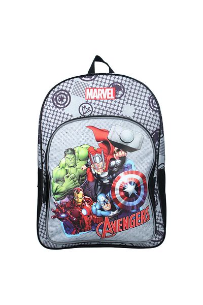 AVENGERS Rucsac multicolor cu doua compartimente, 43x32x16 cm, Safety Shield, Avengers