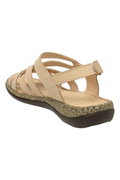 Mammamia D25Ys-2530 Daily Beige Women's Sandals