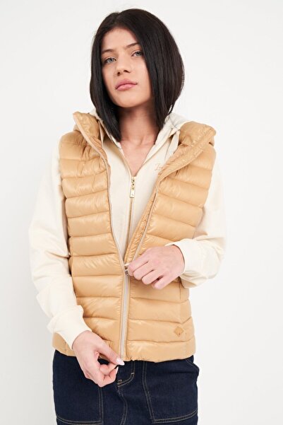 Lee Cooper Women's vest with hood and pockets