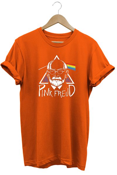 remonz Μπλουζάκι με στάμπα Pink Freud 100% βαμβάκι