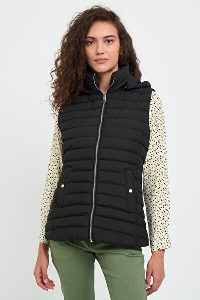 Kenvelo Women's vest with pockets and hood