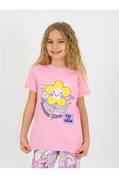 vitmo Cotton Girl's Pajama Set - Be Kind
