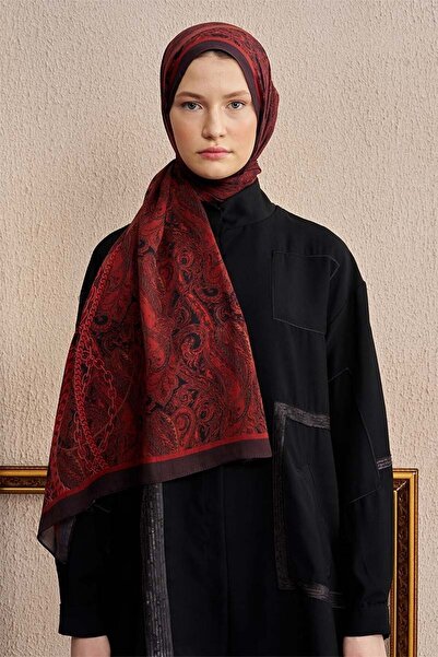 ED Scarf Kırmızı ED Scarf Pamuk İpek Rogue Şal
