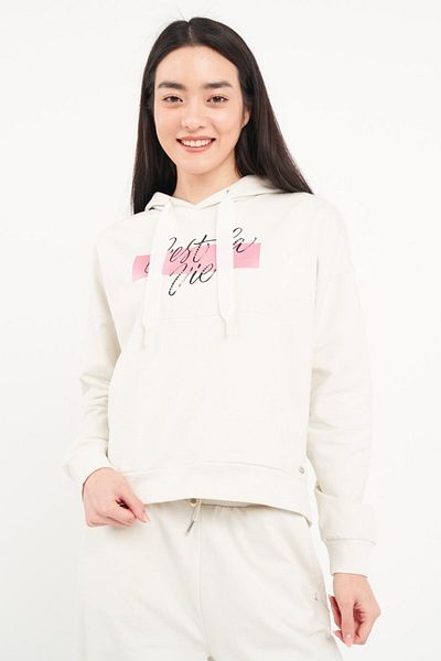 Timeout Women's sweatshirt with hood and print