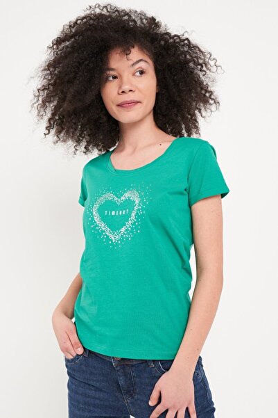 Timeout Tricou dama cu imprimeu inima