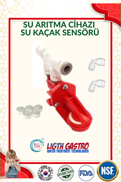 ligth gastro DNT FITTINGS SU KAÇAK SENSÖRÜ-2 AD L DİRSEK- 5 AD TABLET SU ARIT...