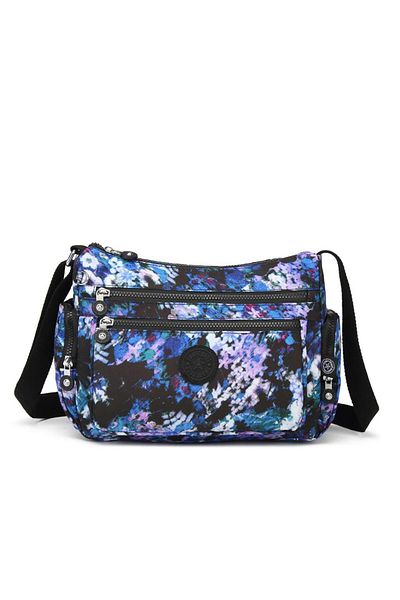SMART BAGS Geantă de damă Crinkle Fabric Genți inteligente 1115 Blue Printing