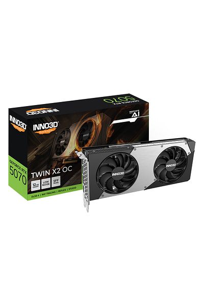 INNO3D Twin X2 Geforce Rtx 5070 12Gb Gddr7 192Bit Hdmi/Dp Graphics Card